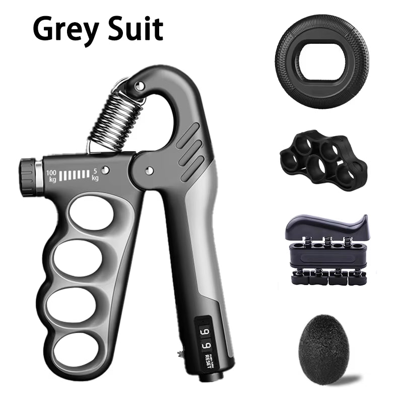 Adjustable Grip Strengthener for Hand and Wrist - 5-60/100/150Kg Muscle Recovery and Fitness Exercise Tool
