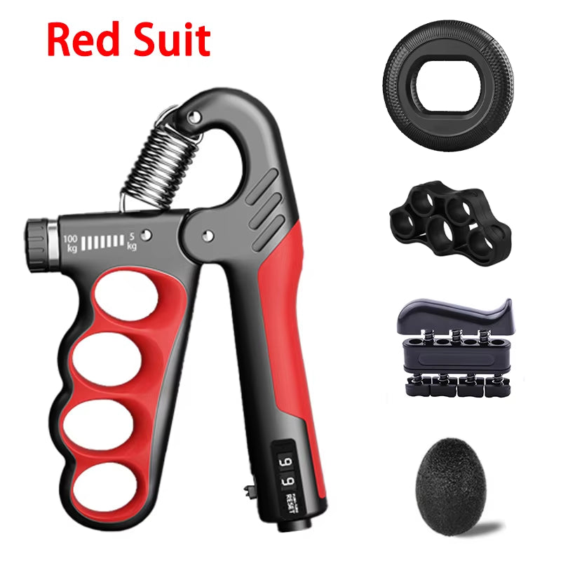 Adjustable Grip Strengthener for Hand and Wrist - 5-60/100/150Kg Muscle Recovery and Fitness Exercise Tool