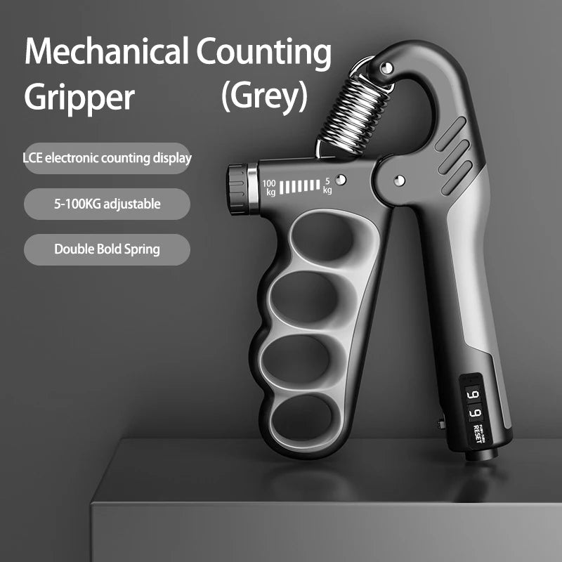 Adjustable Grip Strengthener for Hand and Wrist - 5-60/100/150Kg Muscle Recovery and Fitness Exercise Tool